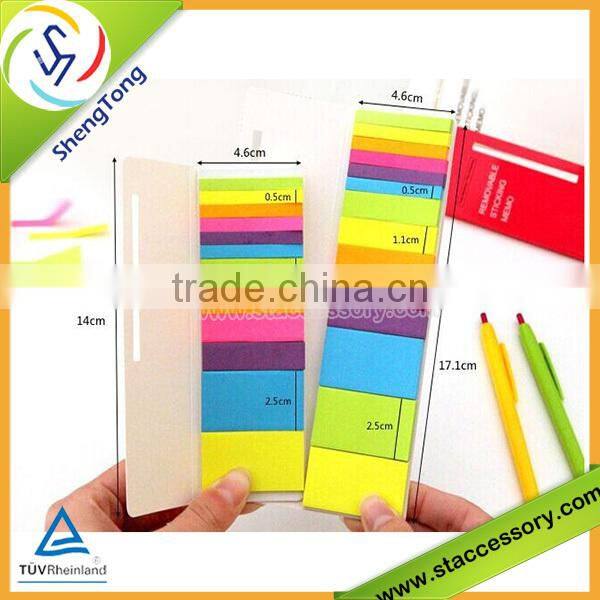 Fancy colorful memo pad/ sticky note pad Customizable wholesale hot selling