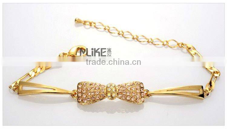 Bow-Tie 925 silver bracelet with Crystal M3007