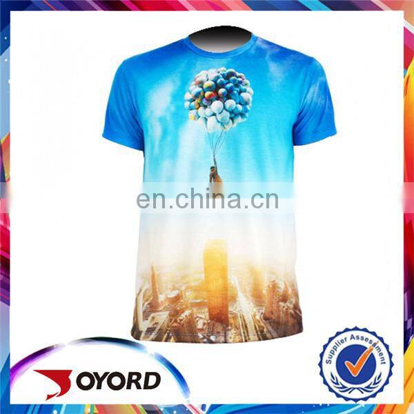 oem make your own design wholesale 3d digital printed tshirt custom t shirt