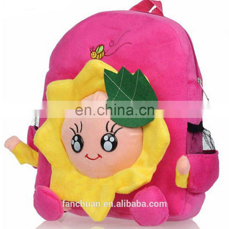 OEM accepted Hot Plush Kids Toys Backpack