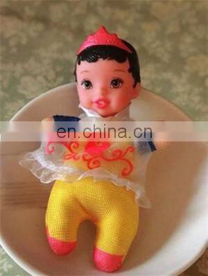 mini plush plastic doll beautiful girl doll princess play house accessories