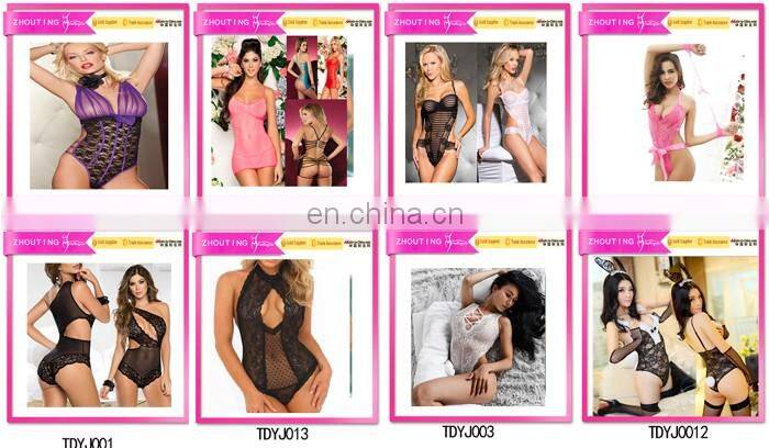 Factory erotic lingerie sexy hot mature women sexy babydoll lace underwear
