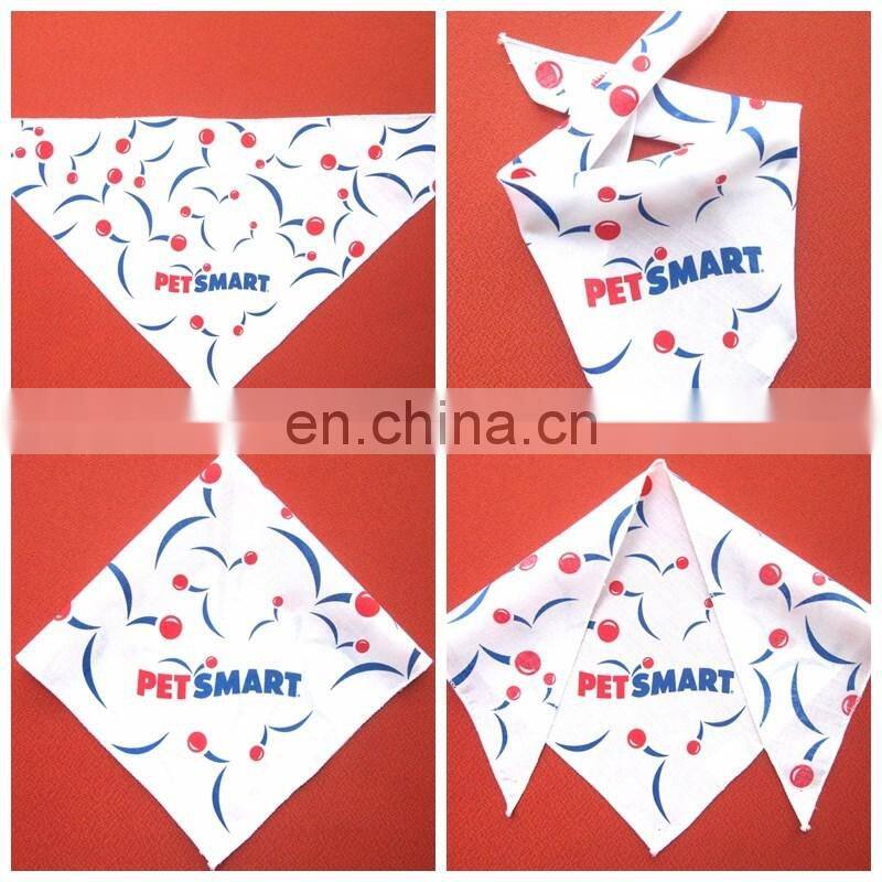 Customize dog bandana with personalized sign