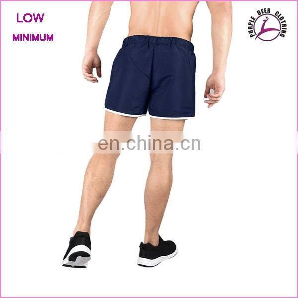high quality quick dry polyester custom make mens sports shorts