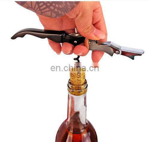 Vacu Vin Waiter's Corkscrew with Foil Cutter and Bottle Opener - Black