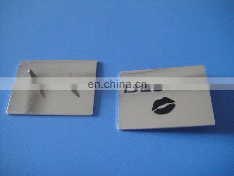 custom magnetic name school badges,printing metal badge lapel pins