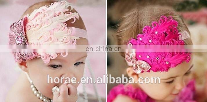 Sequin flower Hair Bow for Handmade DIY Baby Hair Accessories