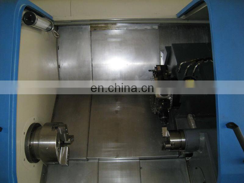 CNC350A cnc combination lathe milling machine /double spindle cnc with driven tools