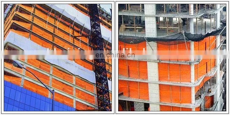 High quality construction plastic orange safety net for building protect