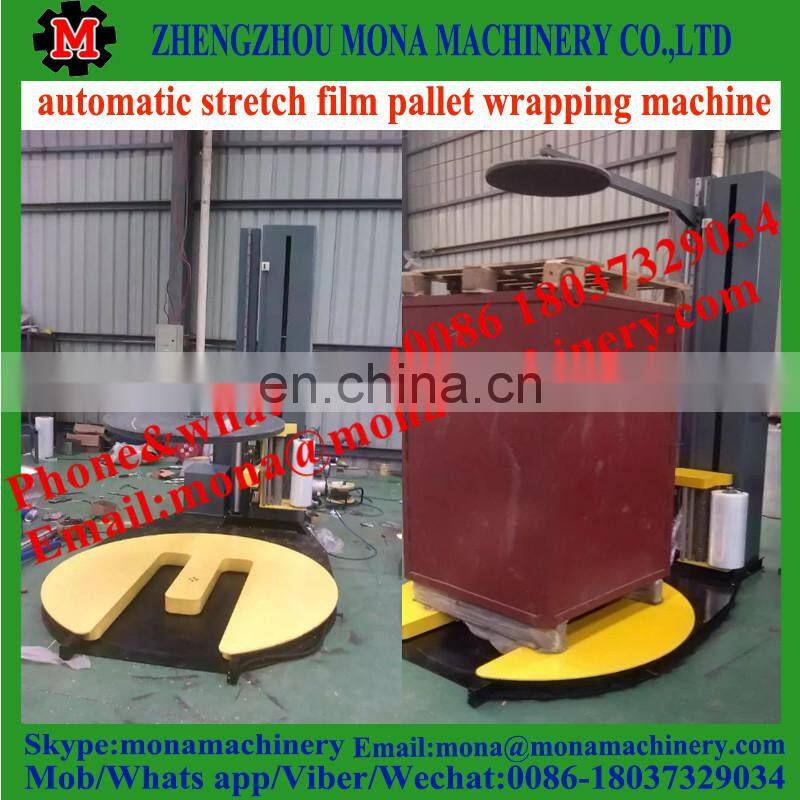 Multipurpose plastic pallet strap shrink wrapping machine