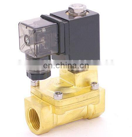 GOGO 2 way Pilot Diaphragm Brass electric 110v 220v ac water pneumatic normally closed Solenoid Valve 1 1/4" BSP 35mm PX-35 NBR