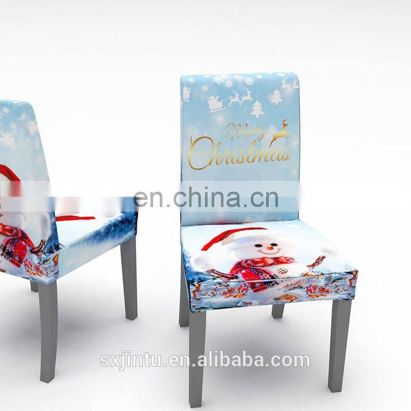 home decoration Christmas room decoration universal spandex back chair covers