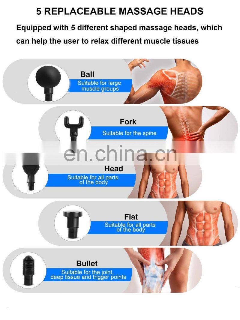 New Portable 10 Levels Deep Muscle Stimulator Deep Tissue Mini Massage Gun