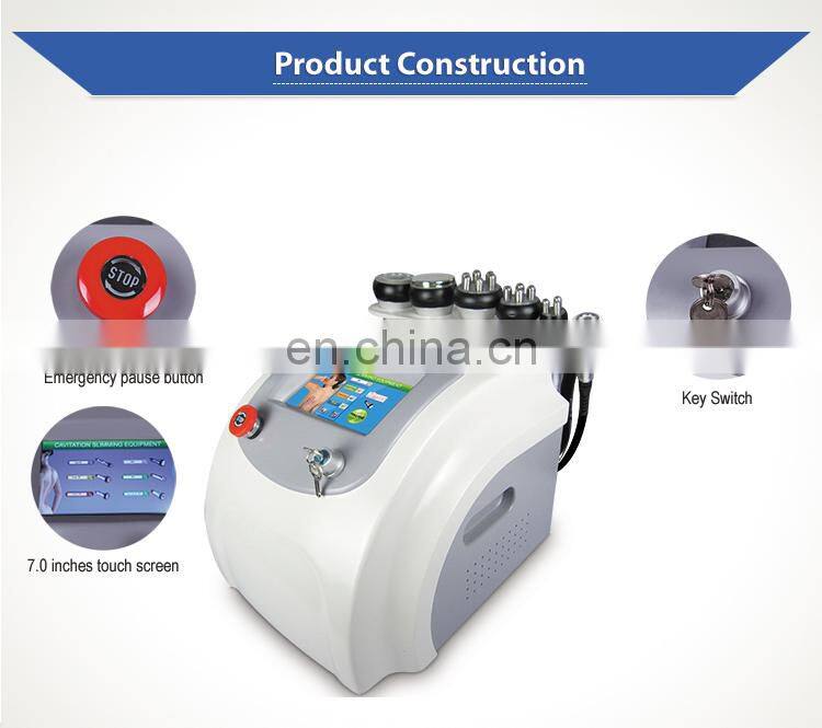 Body slimming machine cavitation rf vaccum cellulite slimming machine for sale