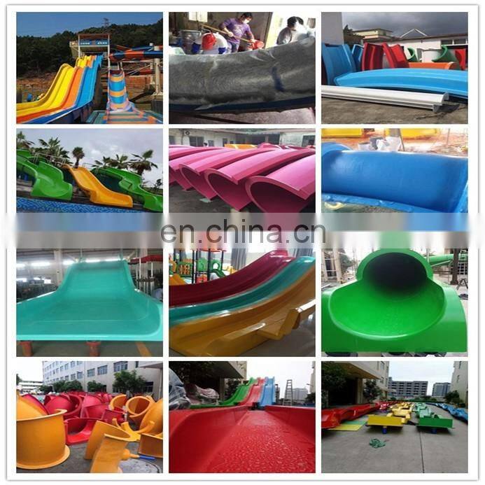 Outdoor or indoor swimming pool with fiberglass slide, children's recreation water house