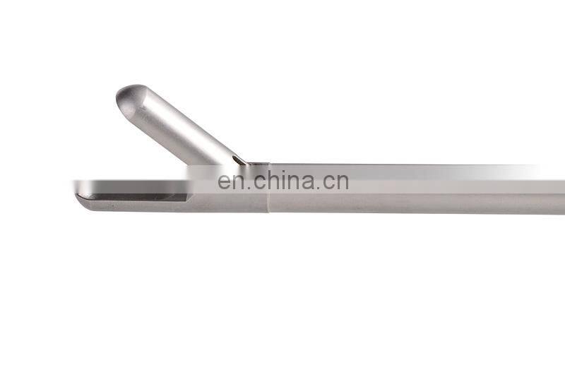 Reusable laparscopic curved needle holder left handle needle holder