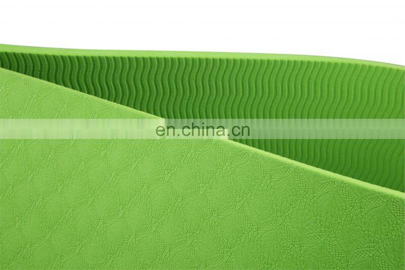 SGS REACH Confirm Non Slip Custom Print ECO PVC TPE CORK RUBBER yoga mat