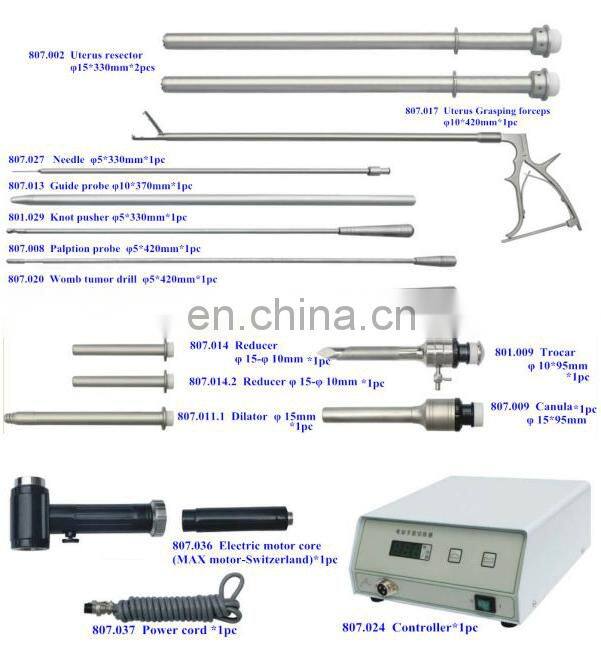 Gynecological Set Uterus Cutter Morcellator