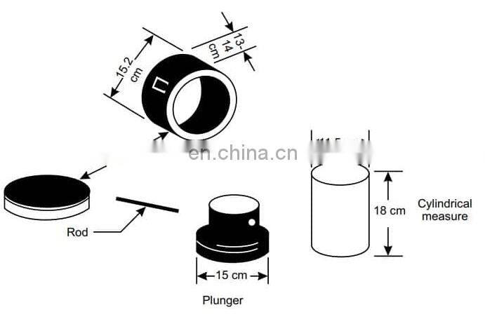 Standard Diameter 150mm 75mm Aggregate Crushing Value Apparatus