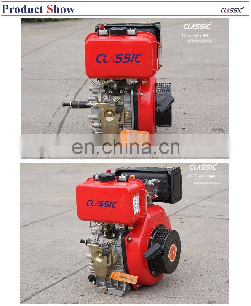 BISON(CHINA) 418cc 10hp Vertical Shaft Diesel Engine Price Small Low RPM Diesel Engine for Agriculture