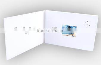 2015 hot sell video display greeting card