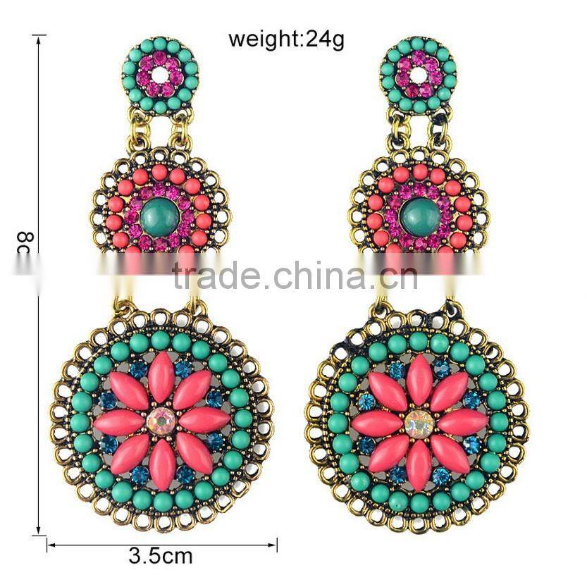 gold earring designs Jewelry Pedants factory china Arete para dije colgante para mujer