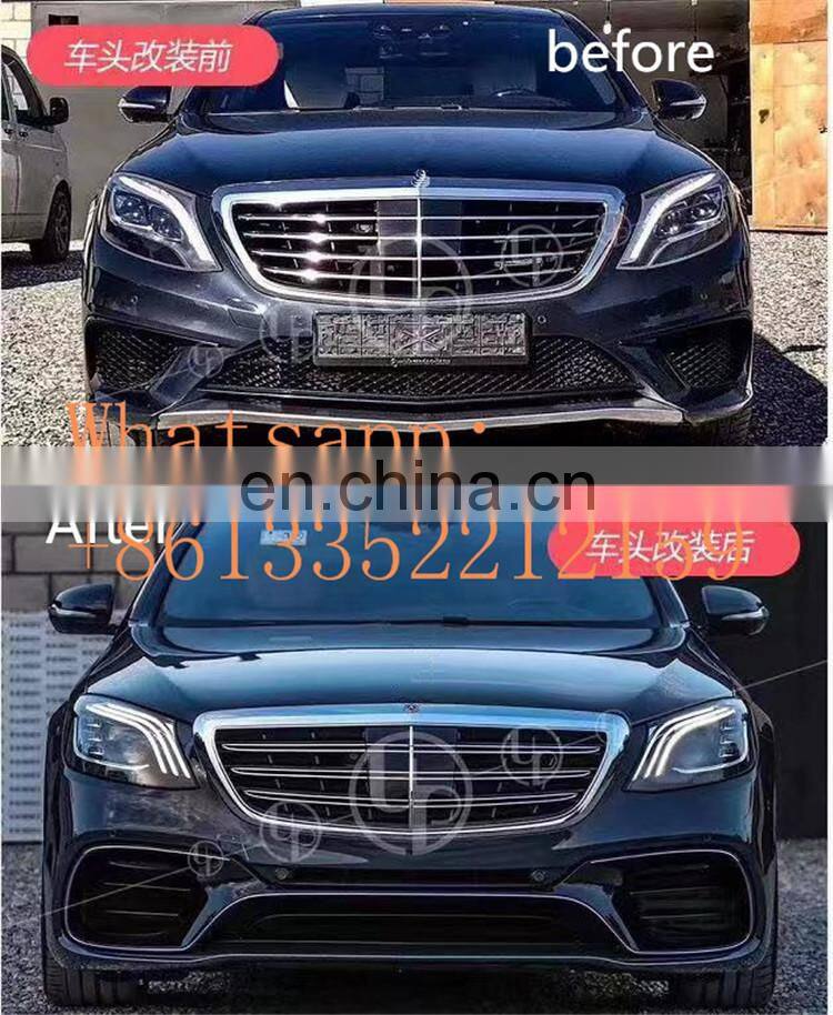 2018year W222 headlights and tail light fit for S-class W222 upgrade to 2018year W222 S63 S65 Headlight and tail lamp