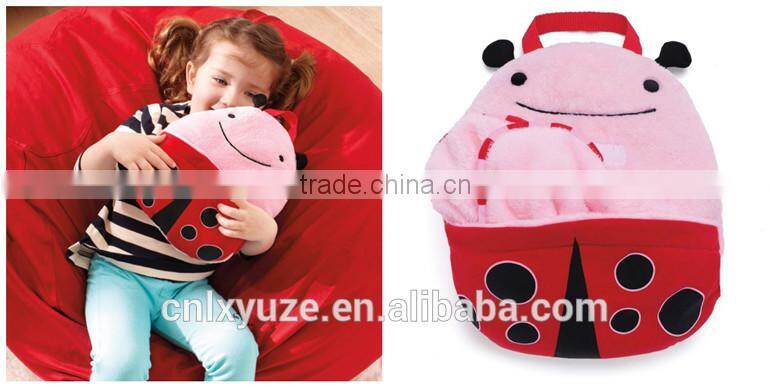 Hooded Fleece Travel Blankets