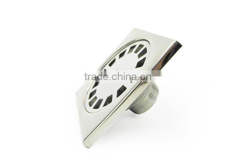 WESDA 3.5inch High Quality Double sealing Brass Floor drain,rectangular floor drain,floor drains stainless steel