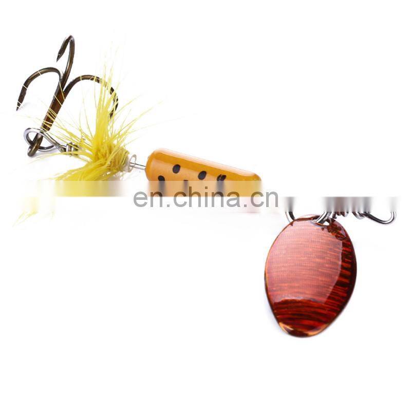 65mm 3.5g Spinner Fishing High Quality Wholesale Exported Fishing Bait Metal Artificial Fishing Lure