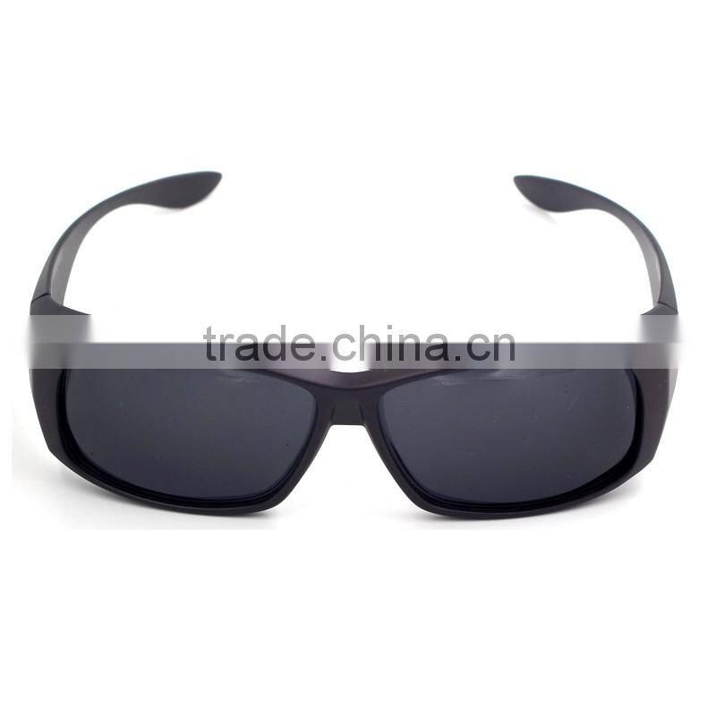 Vintage custom frame dark lens sunglasses black frame cycling driving fishing running riding outdoor sports