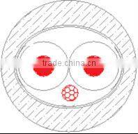 2 core red black 18awg cable fire alarm cable