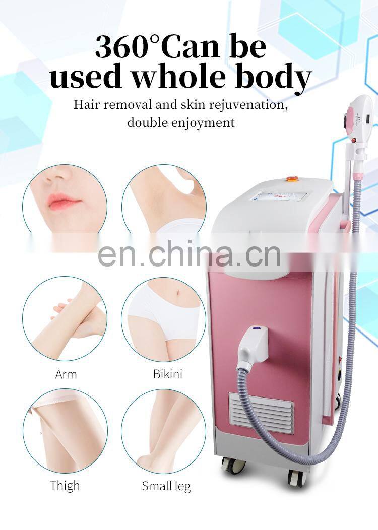 360 magneto-optical Photon Skin rejuvenation beauty equipment OPT SHR Freezing point Fast hair removal instrument IPL Device