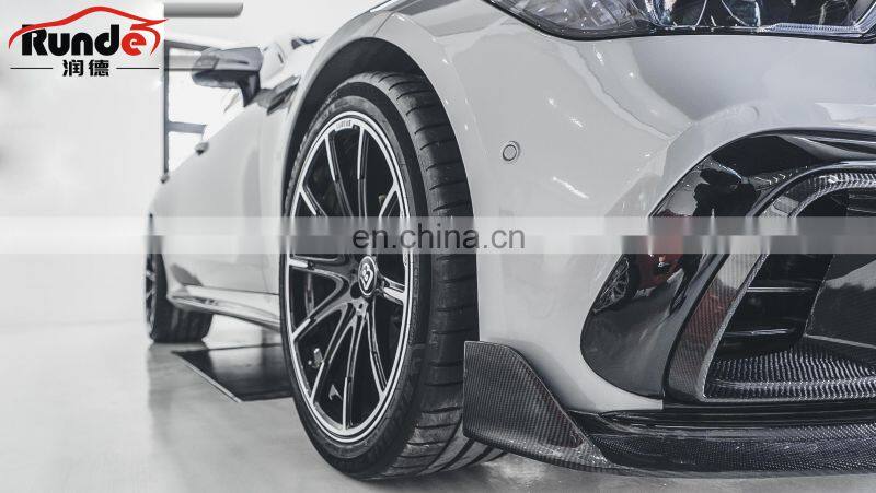 Runde Car Modification Hot Sales Carbon Fiber Front Rear Lip Side Skirts BABU Style Body Kit For 2018 Mercedes Benz Amg GT63S