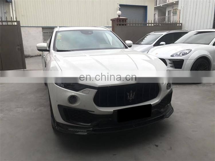 Runde Mansory Automotive Kits For Maserati Levante Real Carbon Fiber Body Kit Hood Front Rear Lip Spoiler
