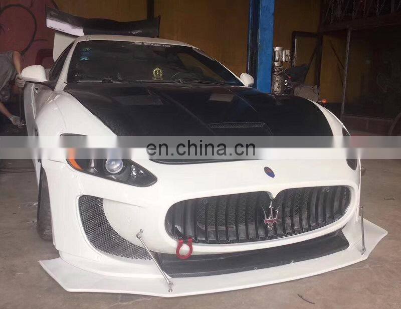 Runde Newest For Maserati GT GTS Modified LB wide body large Body Kit Front Bumper Front Lip Rear Lip Fender Wheel Eyebrow