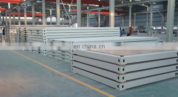 Prefabricated modular steel structure 20 foot sandwich panel container house for hotel/remote camp/office