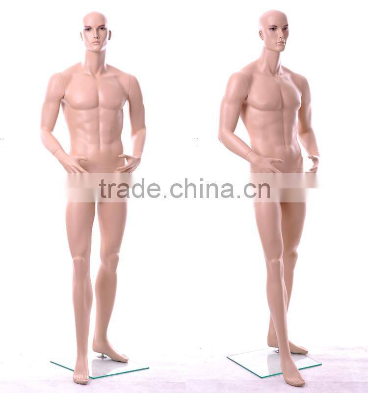 full body stand realistic male mannequin