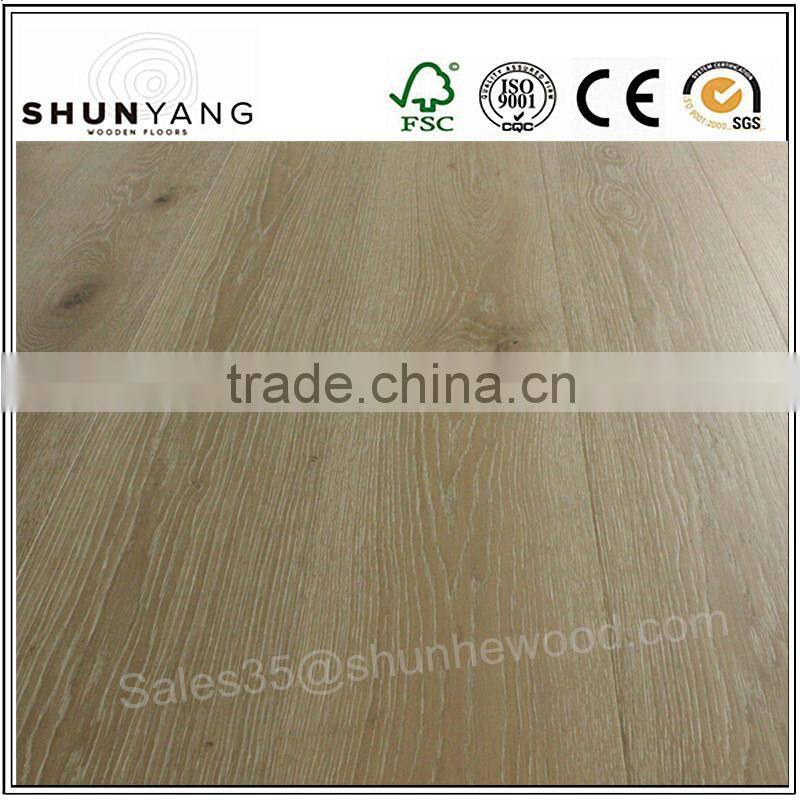 French European Smoked Oak Engineered Wood Flooring