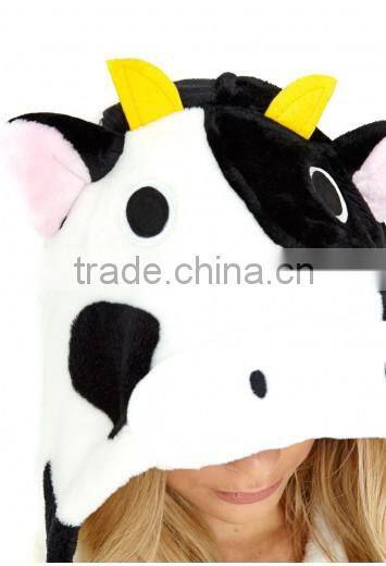 beautiful girl's fancy dot cow onesies sex sleepwear hot sexy girl image