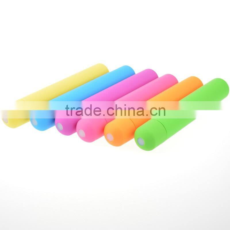 2016 Vibrating Multi speed super smooth long bullet 7 inch vibrator G-spot Powerful long vibrating massage easy sex bullets toys