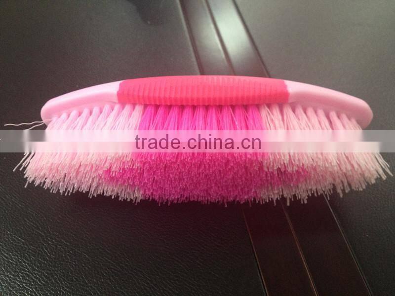 Lovely Pinky Wooden Horse Brush