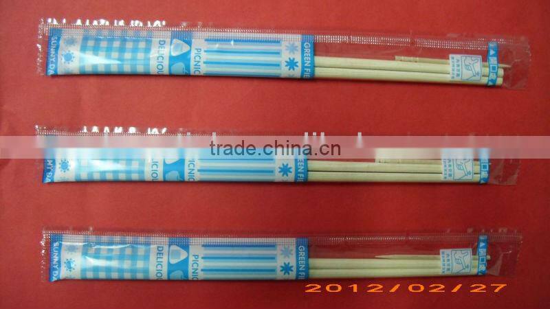 disposable bamboo chopsticks with open paper bag
