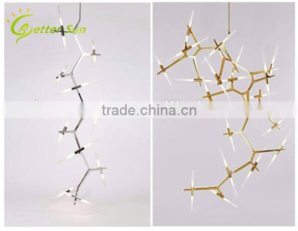 Modern Hill Agens tree Pendant Lamp, Decorative Pendant Light for Restaurant