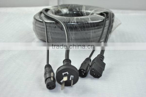 10M Australia Standard Audio Power Line With Multi Connecters APCB15-10M