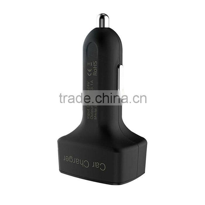 Fashionable design 5V 3.1A 2 usb car charger