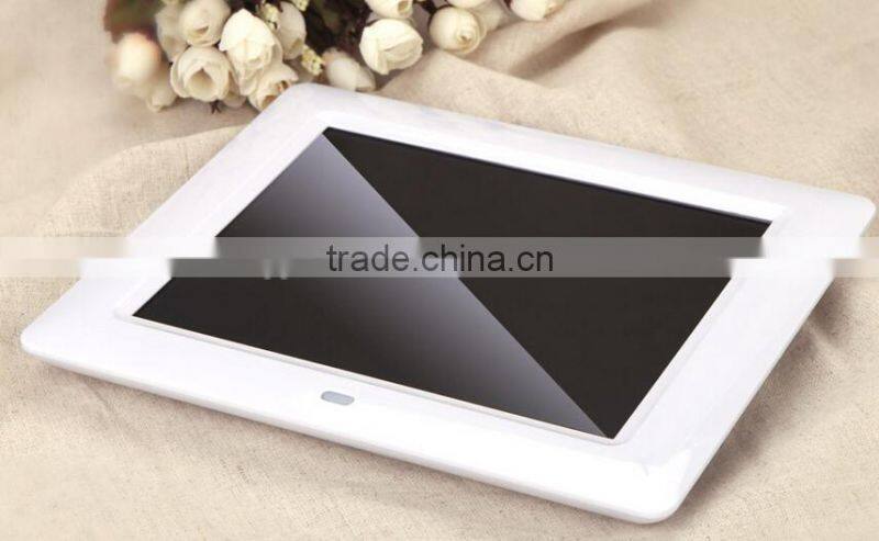 7" 480 * 800 HD TFT-LCD Digital Photo Frame with Slideshow Alarm Clock MP3 MP4 Movie Player with Remote Desktop