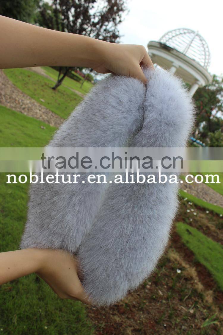 Winter Women's Clothing Accessories Real Fox Fur Collar Scarves Shawls