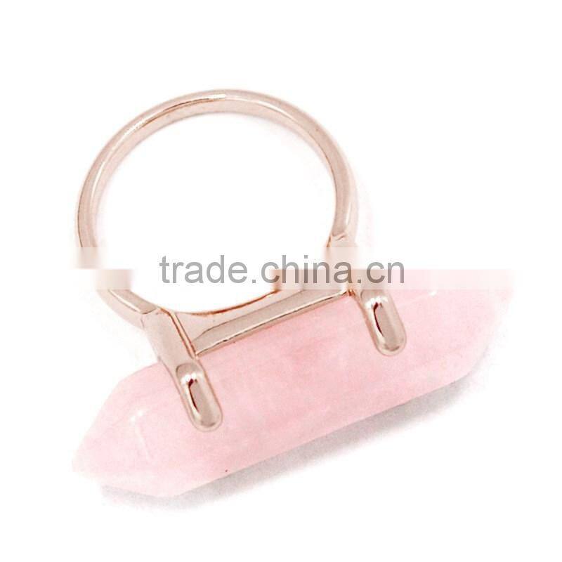 Wholesale Fashion Single Modena Bullet Stone Gold Jewelry Finger Ring