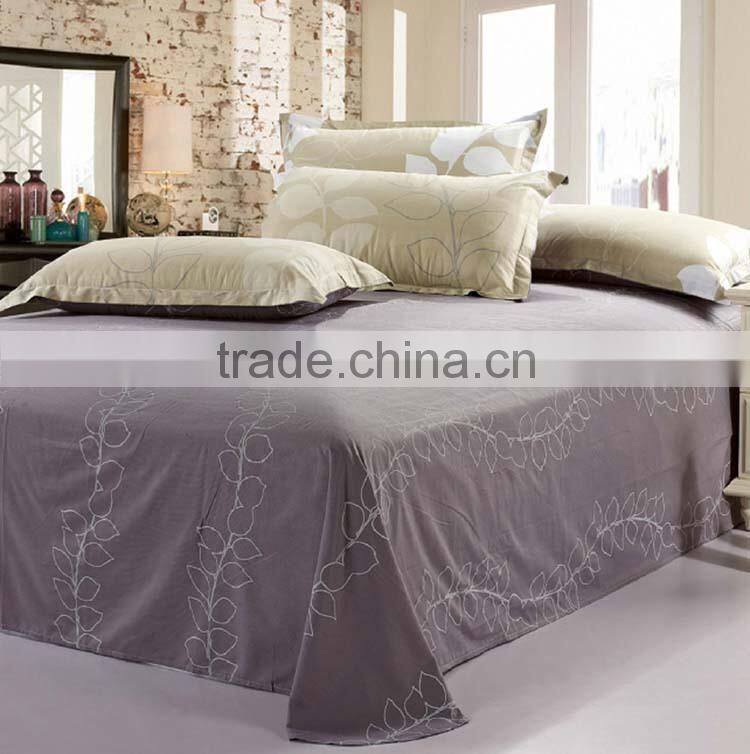 China manufacture elegant design warm soft bamboo reactive printed bedding